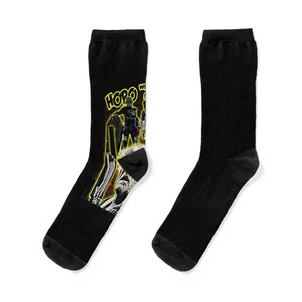 

Hobo with a Shotgun Classic T-Shirt Socks sheer Run japanese fashion Socks Male Women's