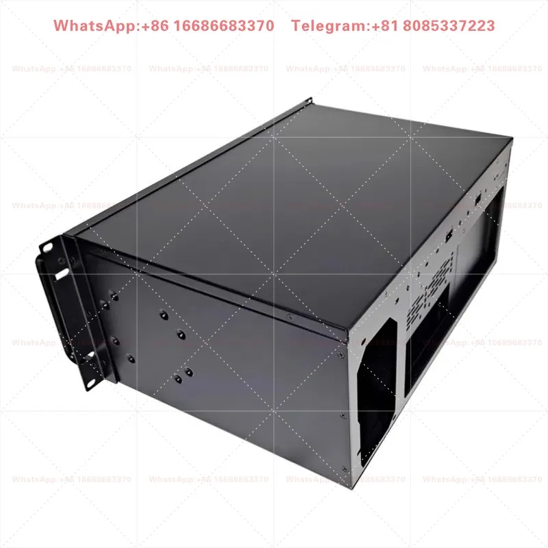 4U industrial control chassis ultra short 250 deep rack mounted 24 * 24 motherboard industrial computer equipment host case