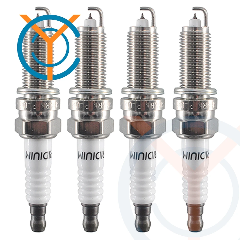 4pcs Premium Iridium Spark Plug 18846-11070 SILZKR7B11 Compatible With Hyundai Sonata Tucson Kia Optima Sorento 2.4L Auto Part