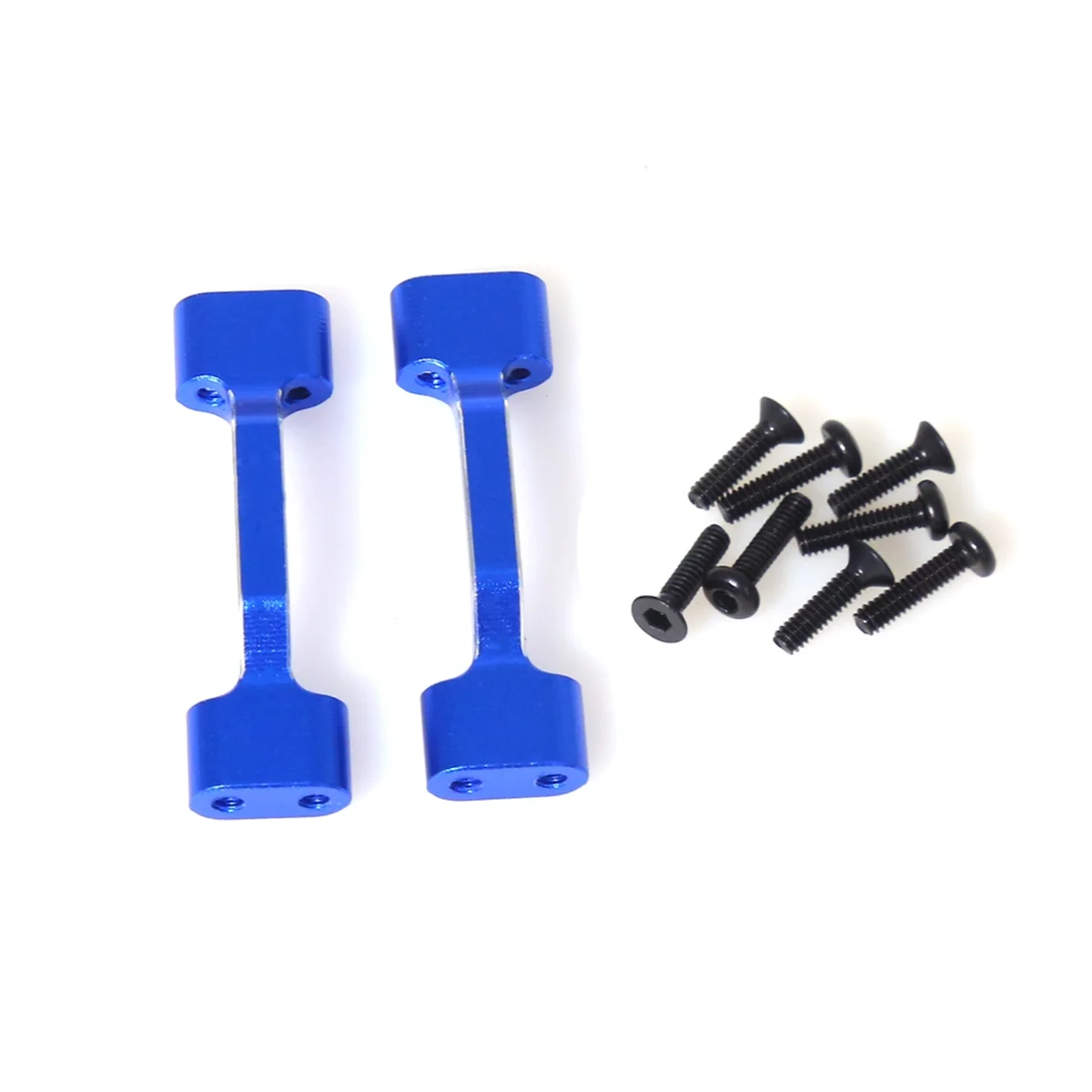 Kit de trilho para painel lateral de atualização de carro RC para LOSI 1/18 Mini LMT 4X4 escovado Monster Truck RC Car Upgrade Parts Azul