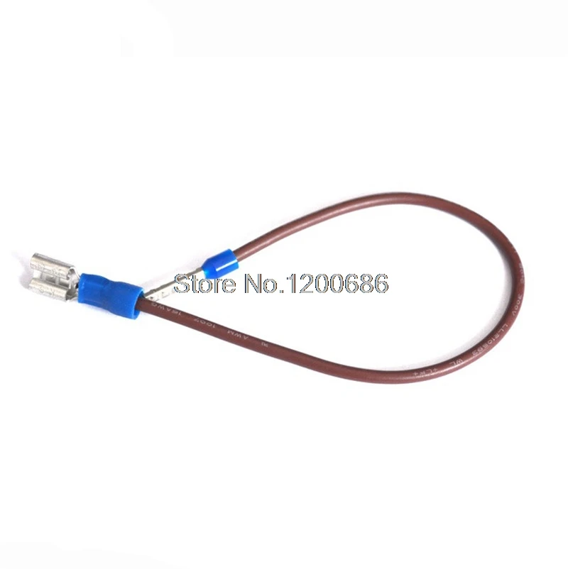 UL1007 18AWG E1512 FDFD2-250 Red 6.3mm Insulated Spade Crimp FDV2-250 Electrical Wire Harness For Switch To Switch Link