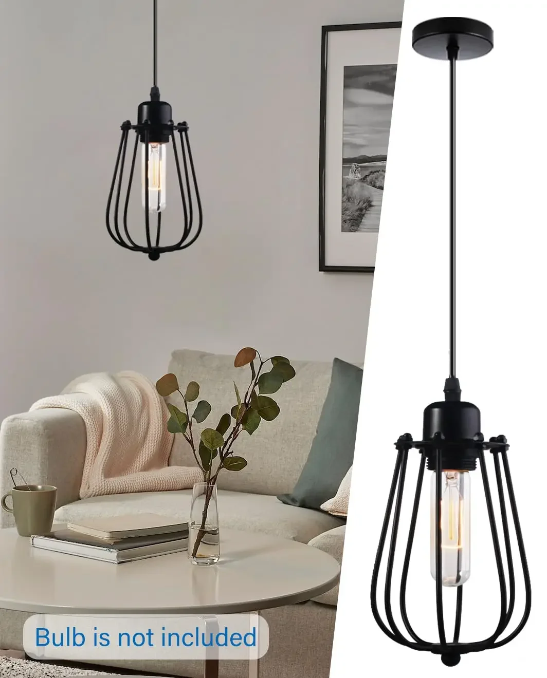 Vintage Concrete Pendant Light Fixture America Retro Hanging Lamps Bar Shop Restaurant Indoor Cement Kitchen Decoration Loft