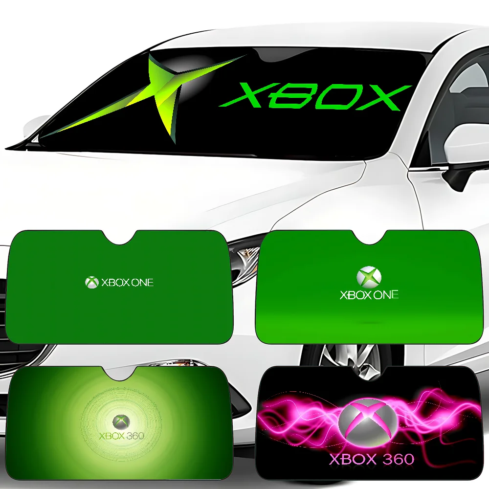 الألعاب X-XBox سيارة ظلة الزجاج الأمامي نافذة أمامية قناع 70x130 سنتيمتر الشمس قناع الشمسية حماية منقوشة هدية الجدة سيارة #1