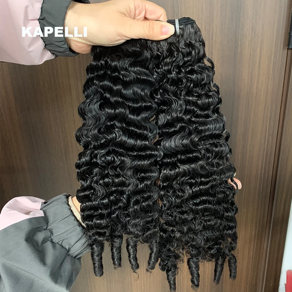 Burmese Curly Bundles 100% Human Hair Bundles Virgin Weave Human Hair Extensions Curly Ends 1/3/4 Pcs Natural Color