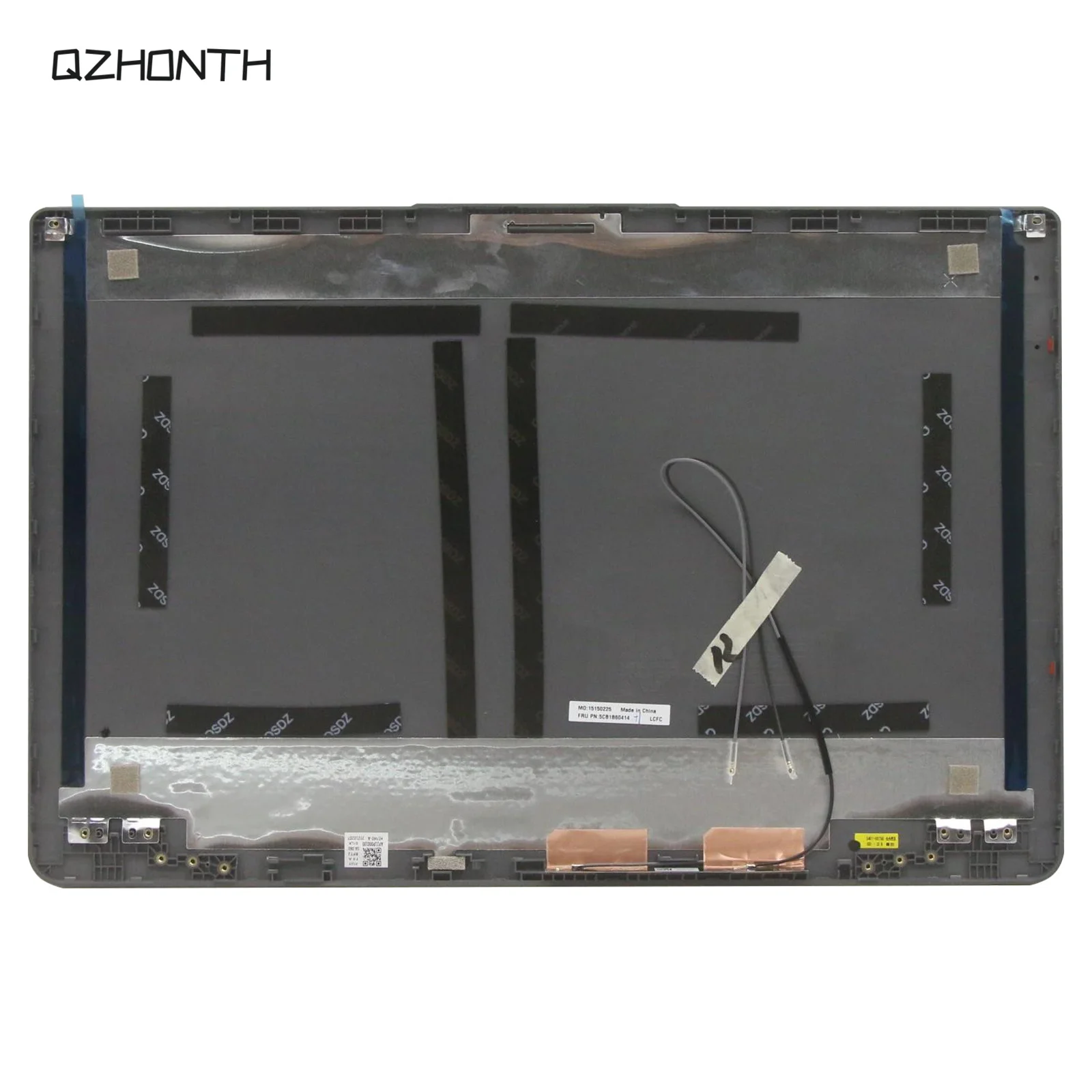Imagem -03 - para Lenovo Ideapad 315ada6 3-15alc6 3-15itl6 Lcd Capa Traseira Mais Moldura Frontal Mais Dobradiças Cinza 15.6 Novo