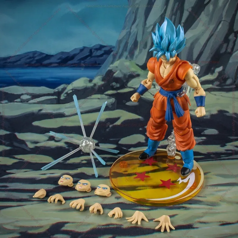【24-hour Shipping】Demoniacal Fit Dragon Ball SHF [K of Counterattack] Weisshu Goku 1/12 Action Figure Anime Character Figure