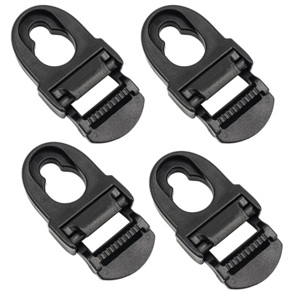 4Pcs Kayak Seat Clips Replacement Kayak Buckle Accessories Safety Buckle Webbing Nylon Backpack Adjustment Buckle