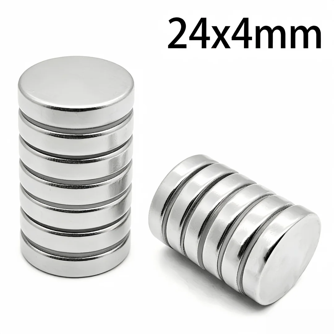 24x4mm Round Powerful Magnets 24mmx4mm For Home Refrigerators, Offices DIY 24*4mm