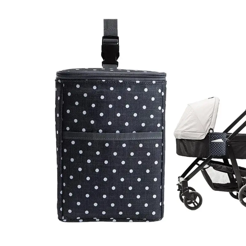 

Bottle Cooler Bag Freezable Double Bottle Bag Insulated Tote Bags With Ice Pack Zip Closure Buckle Handle Foldable Baby Bottle