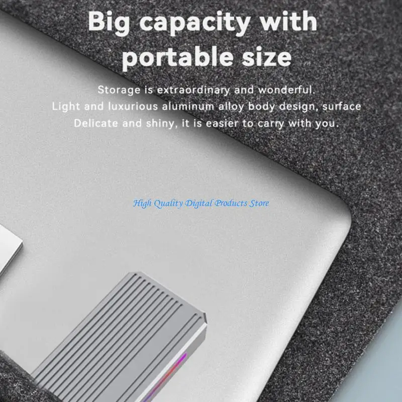 U2JE 40 جيجابت في الثانية M.2 NVMe SSD، صندوق محرك الأقراص الصلبة الخارجي UsbC، يدعم 2230-80 #2