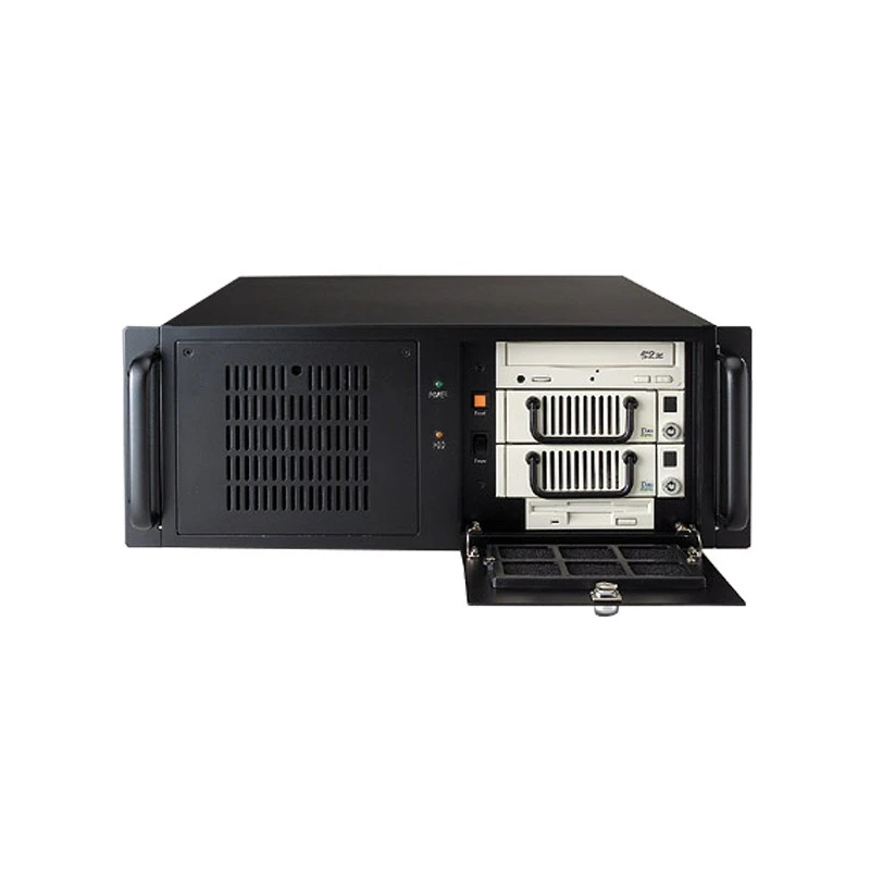 

Shelf-mounted, multi-serial, multi-network port visual industrial control host