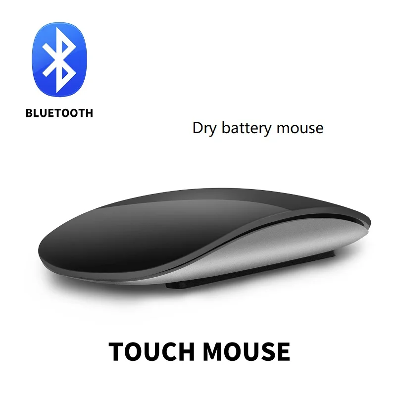 Imagem -02 - Silencioso Magic Mouse sem Fio Recarregável Bluetooth Laser Computador Magro Ergonômico pc Apple Macbook Microsoft Magic