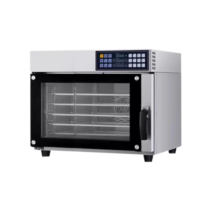 فرن كهربائي متوازن تجاري، فرن بخاري ذو سعة كبيرة، فرن يعمل بالغاز لتدوير الهواء الساخن لخبز البيتزا والبيض