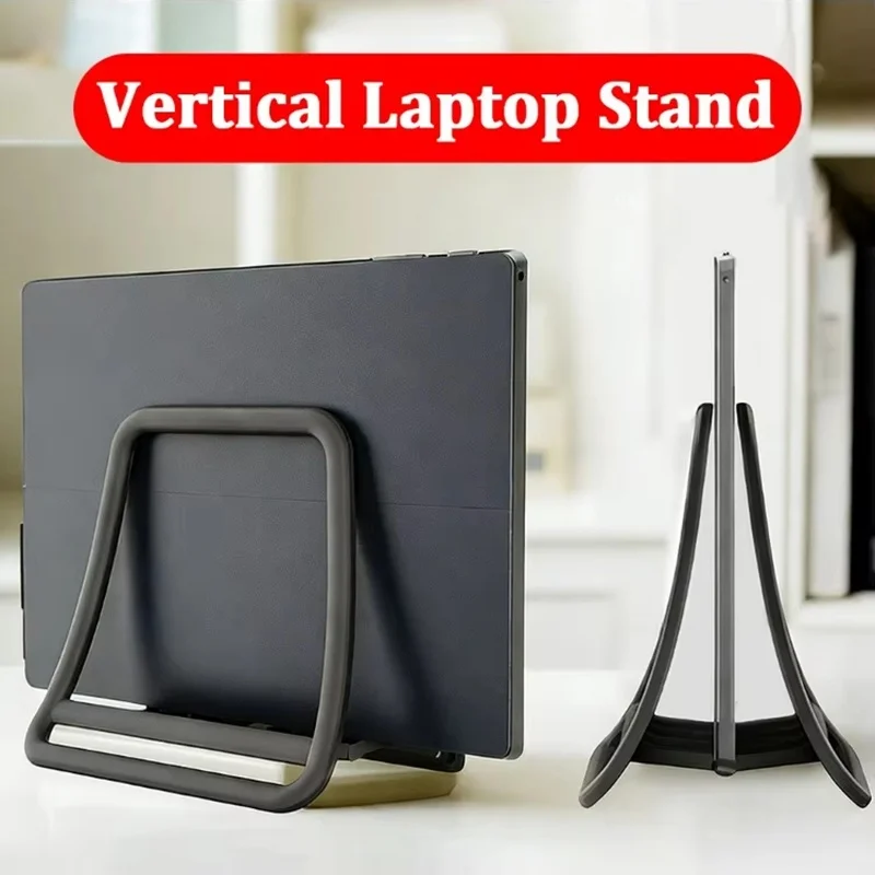 Universal Vertical Laptop Stand Plastic Tablet Desktop Stand Notebook Storage Bracket For Macbook Lenovo Dell Holder Accessorise