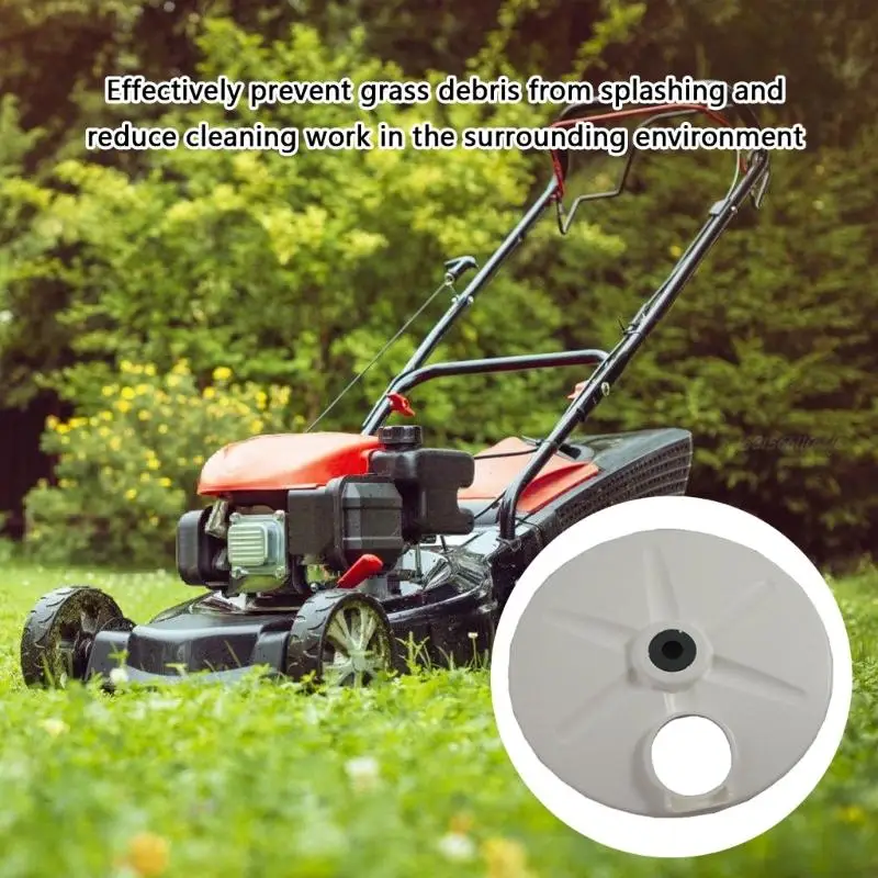 27rb 2pcs استبدال الغبار غلاف العجلة غطاء جزازة غطاء العجلة البلاستيكية الجزء الاستبدال جزء مناسب لنماذج جزازة العشب