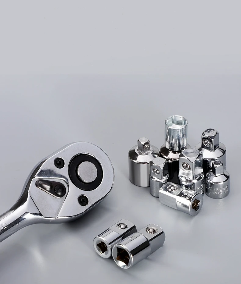 1/2,1/4,3/8 Ratschen Schraubenschlüssel Steckschlüssel Adapter Konverter Transfer Steckschlüssel Ratsche Hülse Adapter Antriebsschlüssel Verbindungskopf – Detail 4