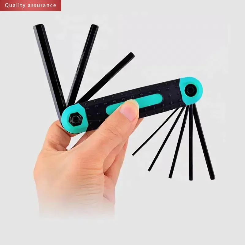 8 in 1 Folding Allen Wrench Set Metric Allen Wrench Set Tool or Folding Allen Wrench Set Portable