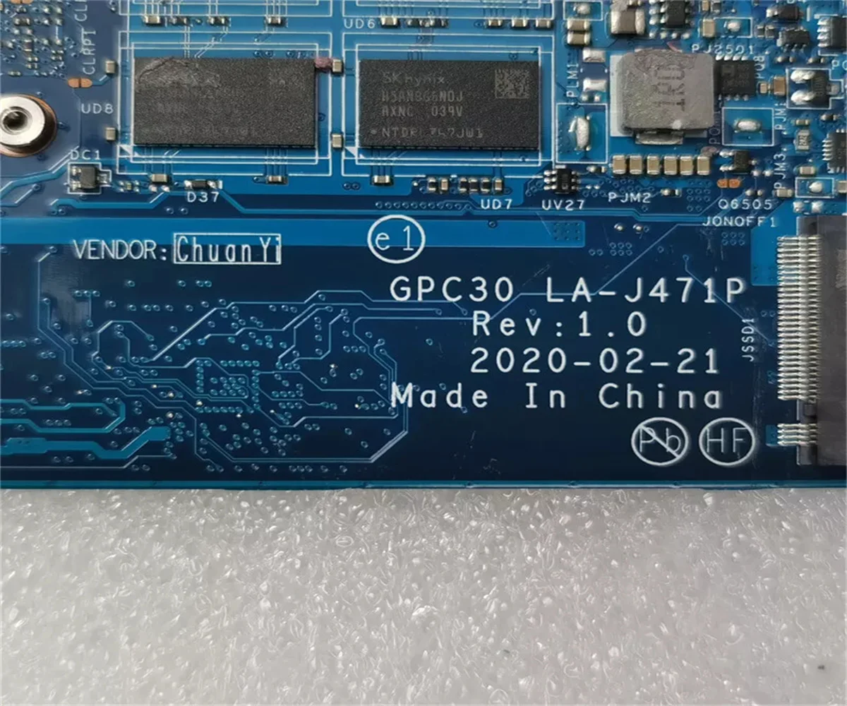 L94592-601 For HP ENVY 13T-BA 13-BA Laptop Motherboard i5-1021U RAM 8GB MX250 2GB 100% Full Tested