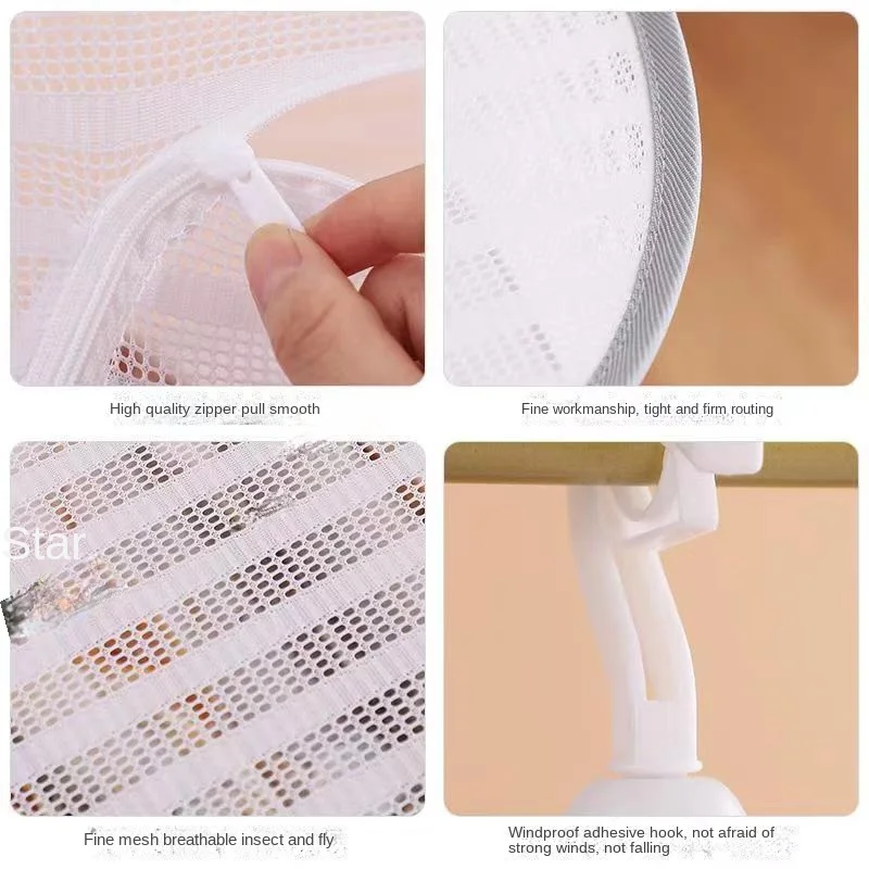 Three-layer Drying Net Anti-mosquito Drying Fish Net Strong And Durable Dry Goods Net Drying Salted Fish Drying Drying Artifact