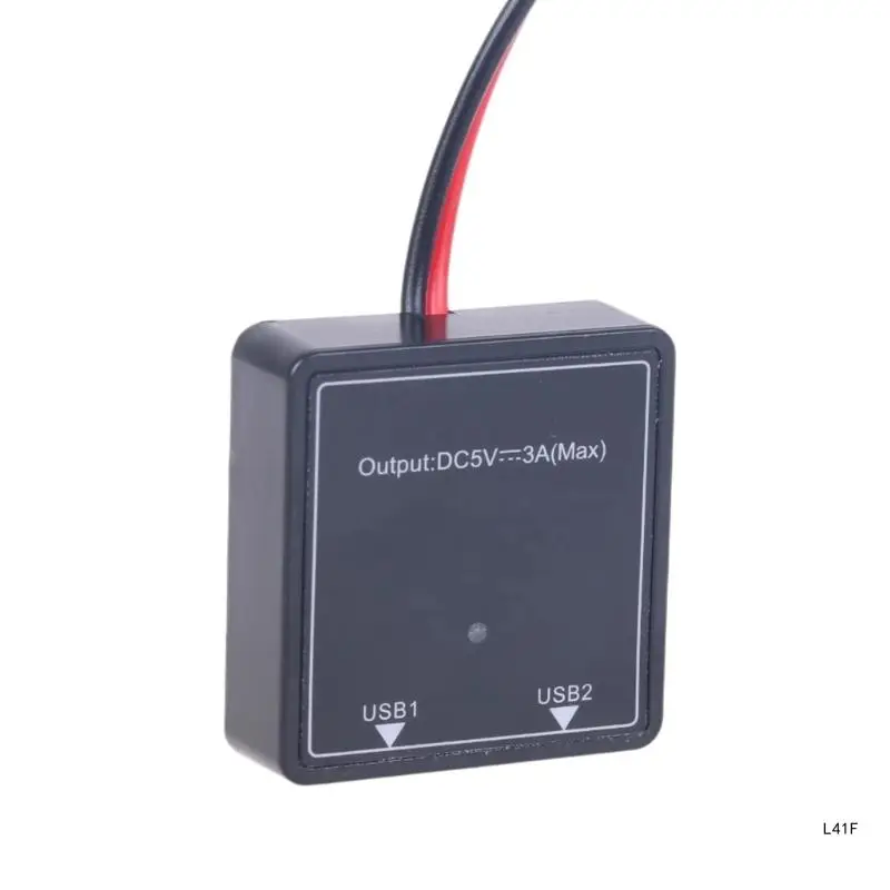 ユニバーサル USB 充電アダプタ DC5.5x2.1mm から USB 電源充電器、ソーラーパネル 12V 電源アダプタ DC6V-30V から 5V3A 用