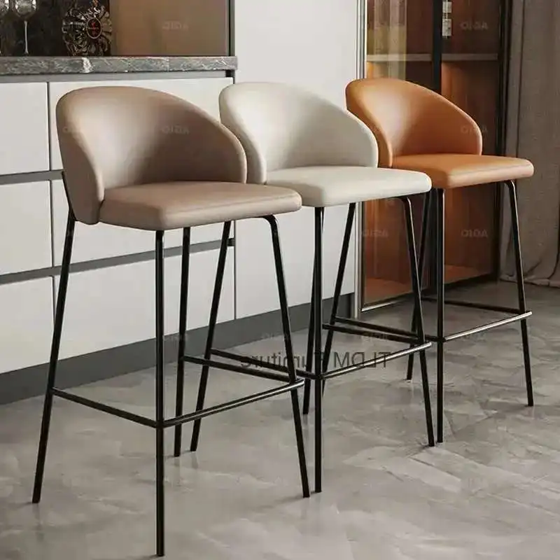 

Designer Modern Bar Chairs Luxury Bedroom Nordic Outdoor Bar Stools Kitchen Make Up Sillas Para Barra De Cocina Home Furniture