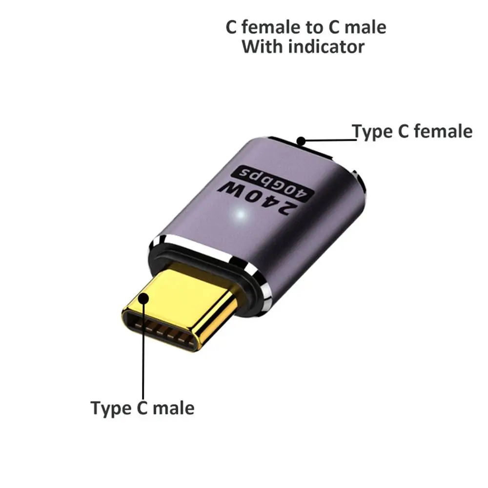 

Мобильный телефон 8K 60 Гц между мужчинами и женщинами 240 Вт адаптер для быстрой зарядки типа C USB C преобразователь 40 Гбит/с