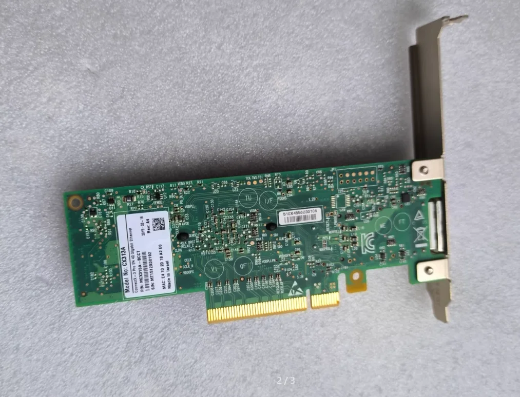 MCX313A-BCCT ConnectX-3 Pro Single 40/56GbE QSFP Network Adapter