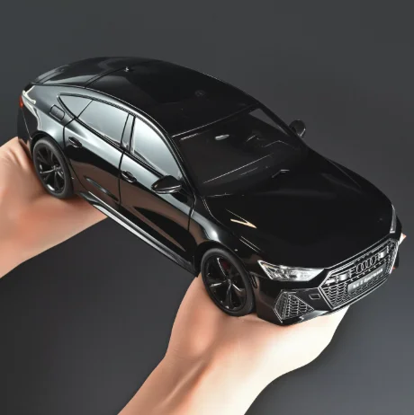 1:18 Alloy Metal Diecast Car Model Compatible With Audi RS7 Sportback Home Trendy Ornament Desktop Decoration Collections Party