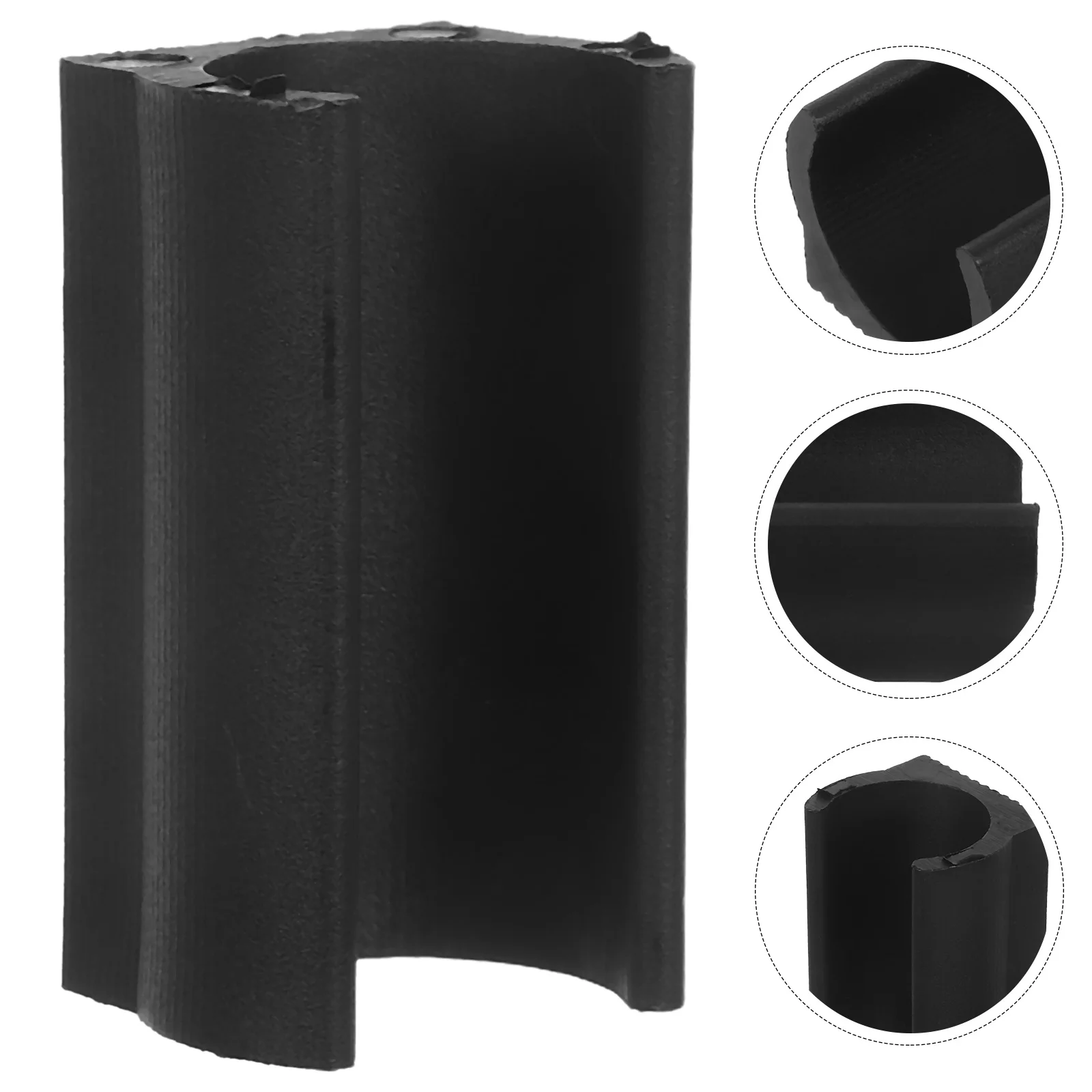 

20pcs Anti Slip Pads U Shaped Chair Leg Caps Plastic Floor Glides Tubing Covers Furniture Protectors Trampoline Stool Glide Caps