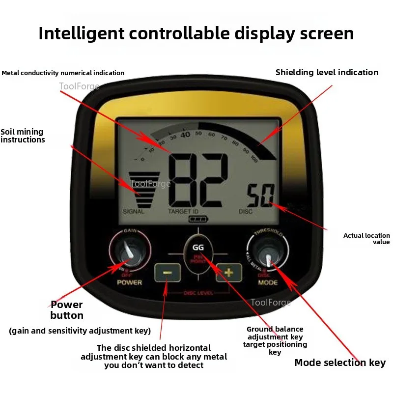 Fisher Gold Bug Metal Detector God Bug Underground Metal Detector High Sensitivity Detector Outdoor Detection Artifact