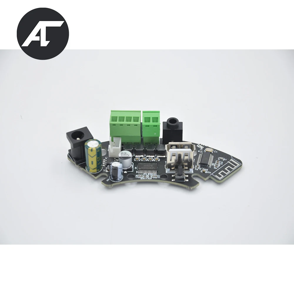 Bluetooth Áudio 4 Canais 15W Mini Digital Stereo Power Amplifier Board para Teto Speaker Amp Módulo 15V Power Suporte USB/Aux