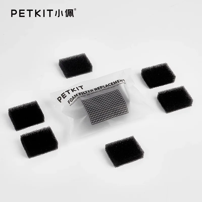 PETKIT pet smart wireless water pump water dispenser special sponge 6 pieces * 1 pack filter cotton