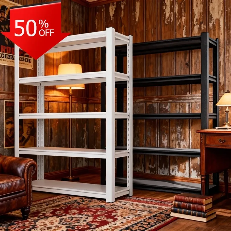 Bookshelf Shelf Iron Storage Children's Books Cabinets Book Stand Mini Lathe Wall Shelves Organizers Galvanized Metal Shelving