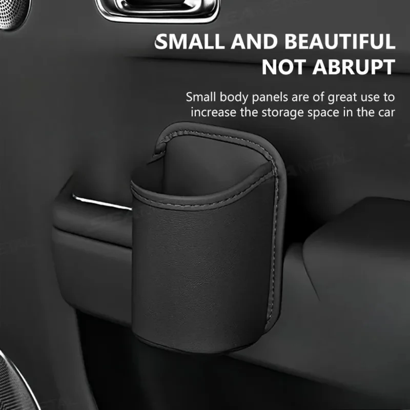 Car door cup holder Leather Automotive Drink rack Storage bin auto Back Seat cup holder Organizer for car interior accessories