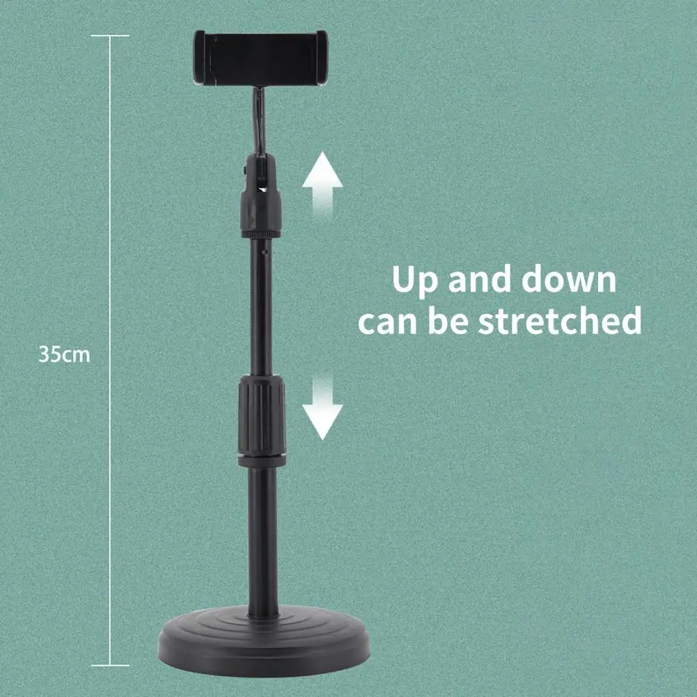 Useful Phone Holder Flexible Multi-functional Thickened Base Desk Smart Phone Bracket  Phone Mount Adjustable