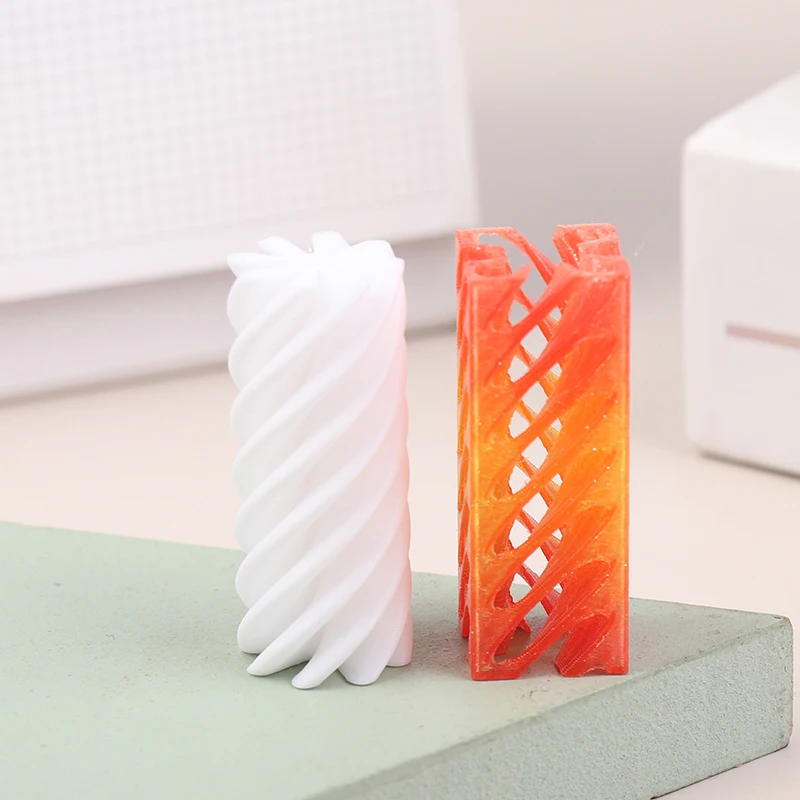 3D Printed Spiral Cone Toy Fidget Toy Impossible Pyramid Passthrough Sculpture Mini Vortex Thread Illusion For Kids And Adults