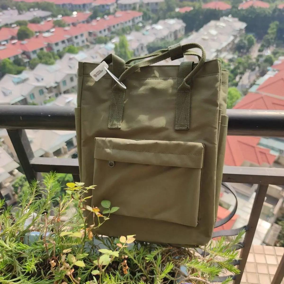 폭스 3가지 용도 백팩 컴퓨터 백팩 메신저 백 핸드백 버킷 백 수하물 가방 유니버설 패션 여행 가방