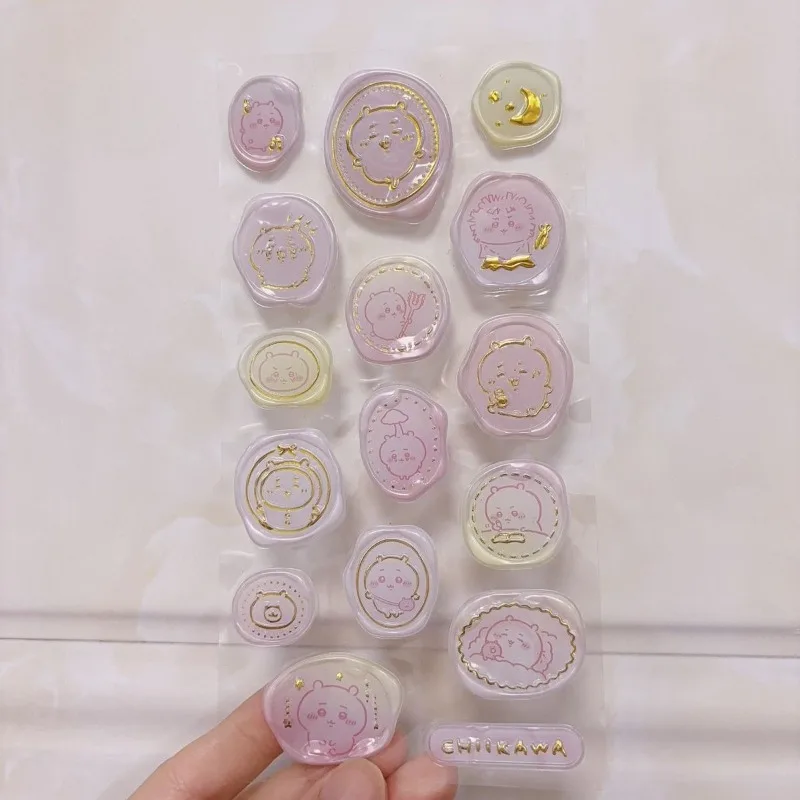 Chiikawaed Cute Cartoon Wax Seal Stickers Self‑Adhesive Decor Decals for Journal Scrapbook Notebook DIY Handcraft Stationery - view 6