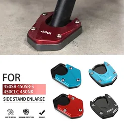2022 2023 2024 FOR CFMOTO 450SR 450SS 450NK 450 SR SS NK Side Stand Enlarger Sled Sidestand Kickstand Foot Pads Motorcycle Parts