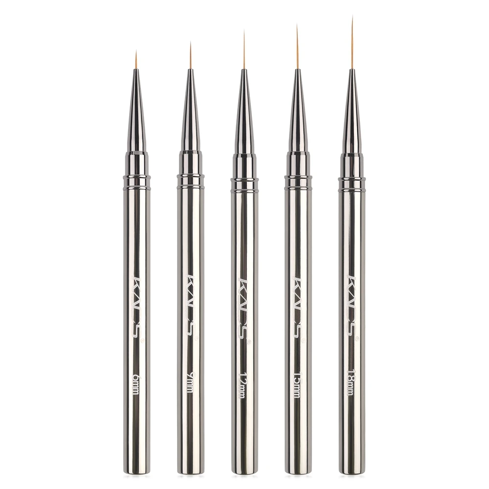 KADS Nail Art Liner pinceaux peint à la main brosse acrylique UV Gel couleurs tintes constructeur dessin stylo bricolage manucure Design accessoires