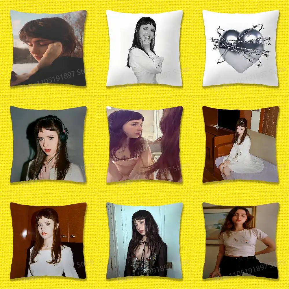 

C-Clairo Charm Sling metal heart Throw Pillow Case For 50cm 30cm 55cm 45cm 40cm Square Bed Pillowcase Cover