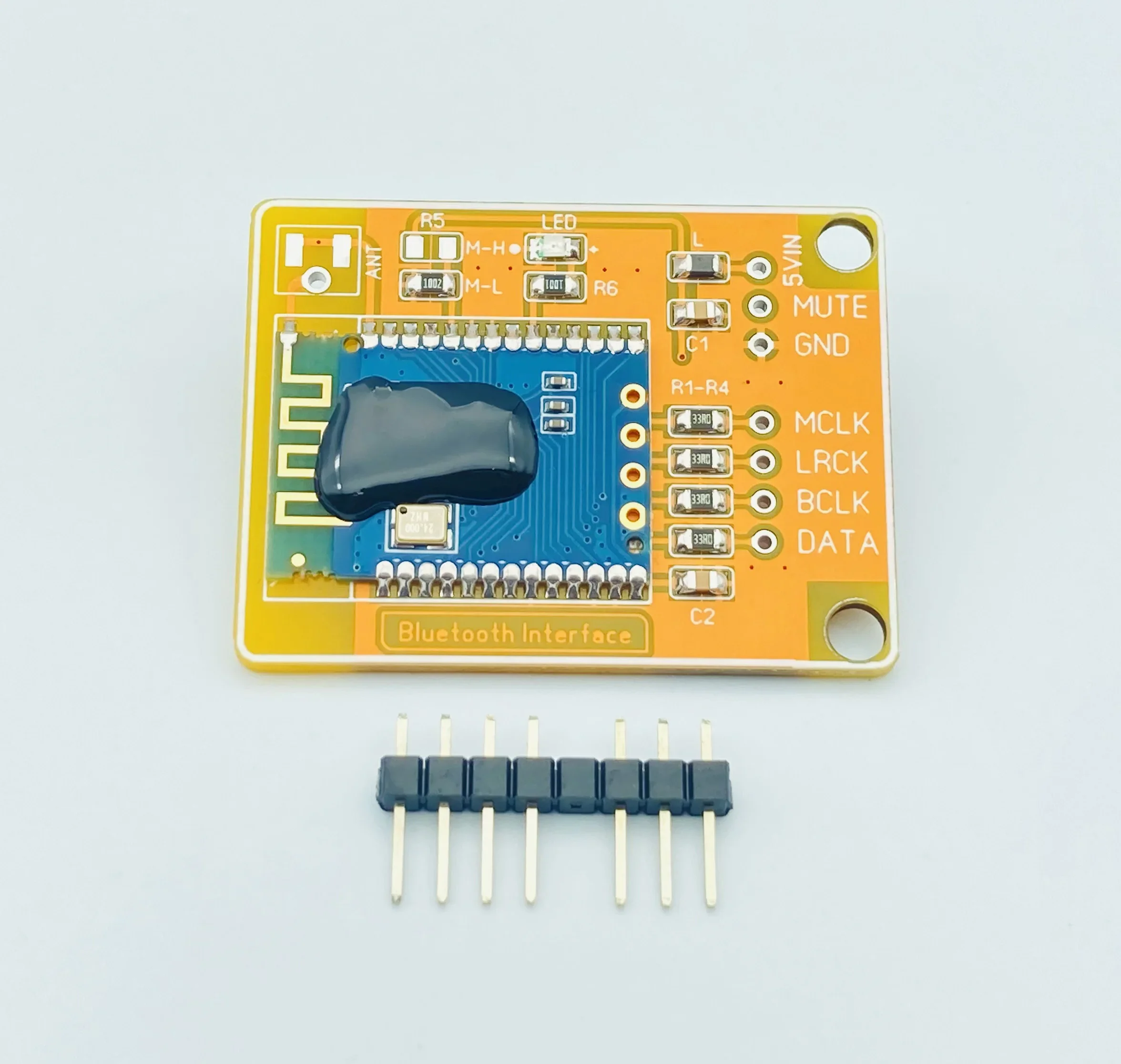 Nvarcher Decodificador Bluetooth Salida Señal IIS compatible con XMOS y Tarjeta USB Amanero