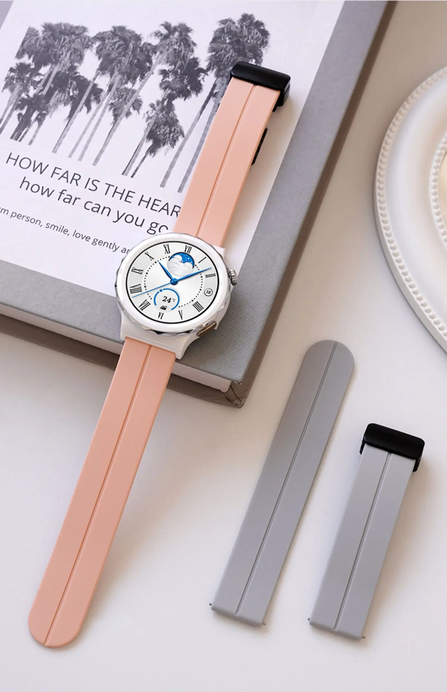 Ремешок силиконовый для Huawei Watch Gt3 Pro, браслет для Huawei Watch 3 pro new/Gt2 2pro, 43 мм/46 мм, 20 мм или 22 мм