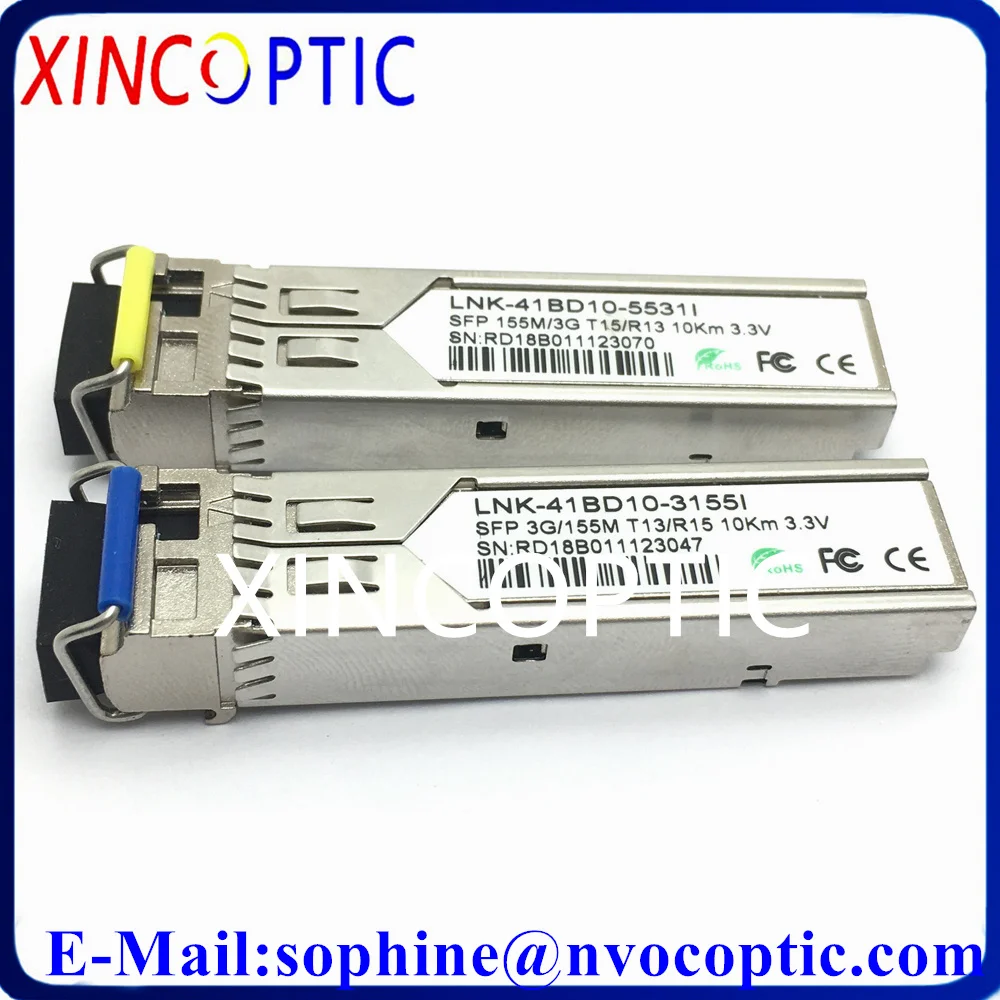 

3G/6G/12G Video SDI BIDI SFP Module With SDI Function 10/20KM,SM 1310/1550(3G) 1270/1330nm(6G/12G)Bi-Directional Transceiver