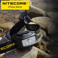 NITECORE NU35 Headlamp multi-light hybrid long-life working lamp highlights floodlight Hiking Led Headlight with AAA Battery