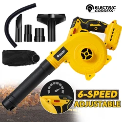 Compact Jobsite Blower Dust Vacuum Cleaner Garden Leaf Rechargeable Blower Cordless Air Blower Bare Tool with dewalt 18V Battery