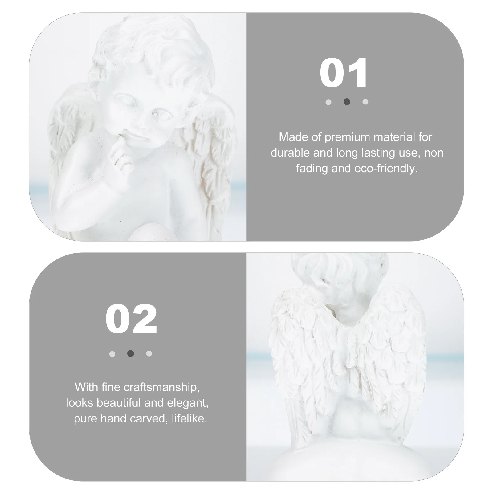 

Christmas Decorations Resin Angel Statues Ornaments Sculpture Sculptures Home Small Indoor