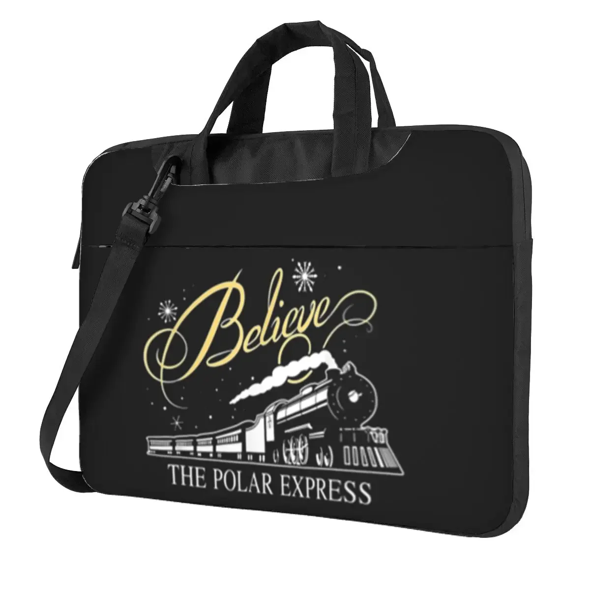 The Polar Express Crossbody Laptop Bag Case Computer Bag Resistant Protective Notebook Pouch for Macbook Pro Lenovo