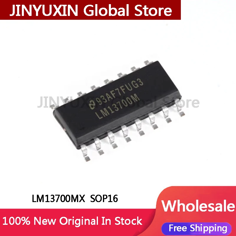 10-100Pcs LM13700 LM13700M LM13700MX  SOP16 IC Chip In Stock Wholesale