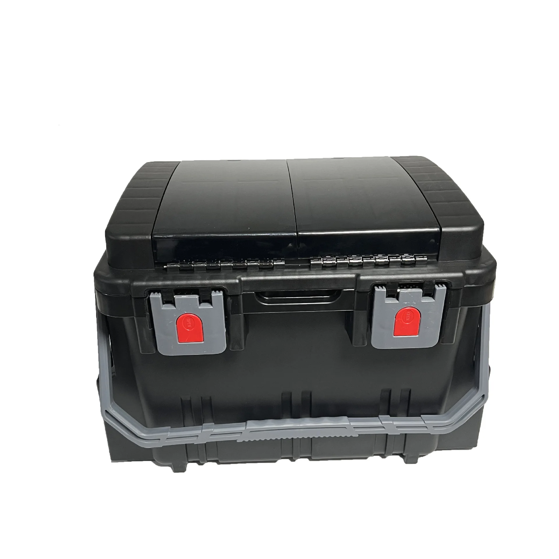 Portable Lure Tackle Box Plastic Multi-Layer Gear Organizer Shore Saltwater Use Capacity Divider Layout Packed Size Load Rating